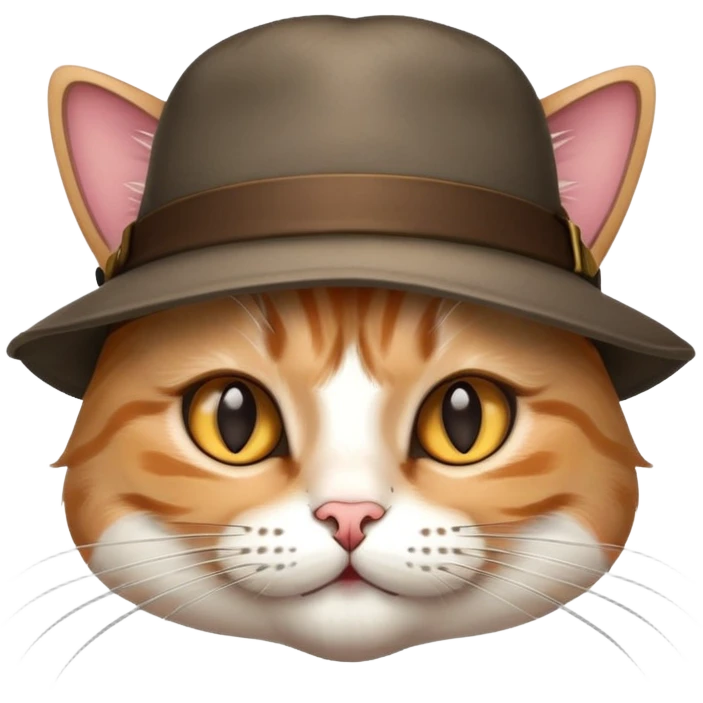 Кот в шляпе emoji