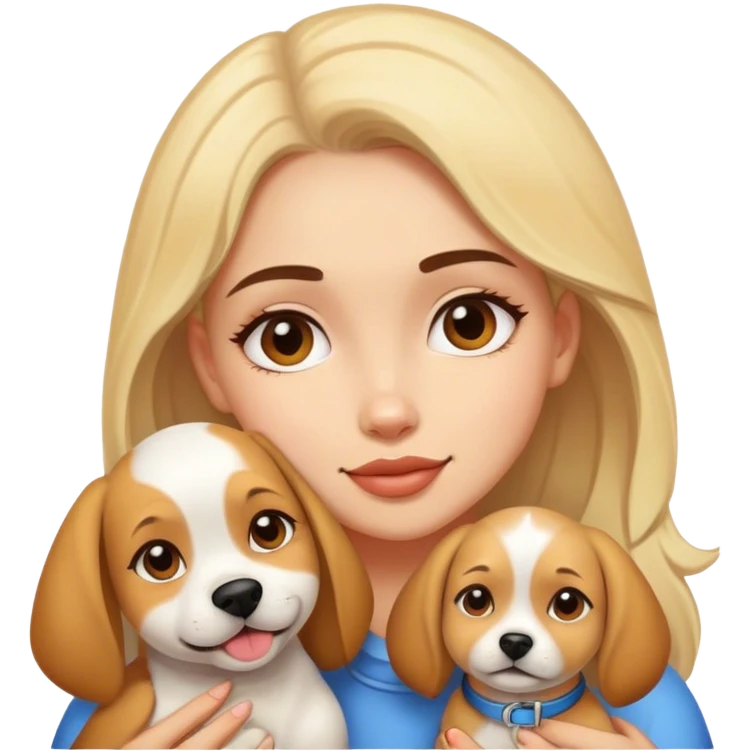 Dog girl emoji