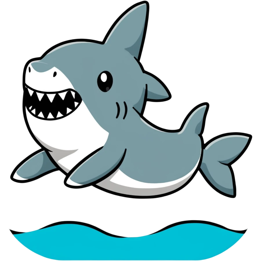 shark riding a horse emoji