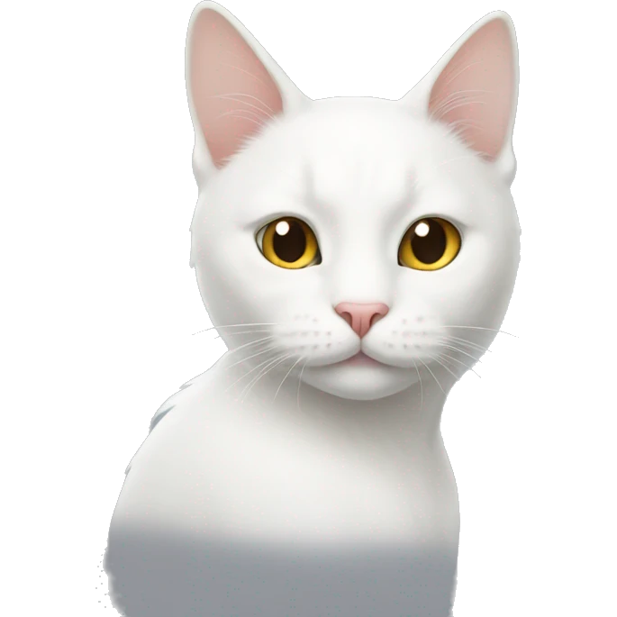 White cat emoji