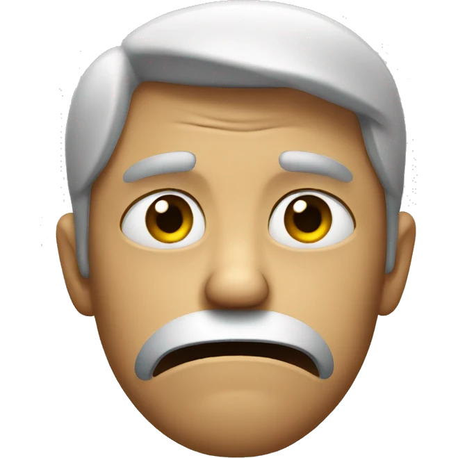 irritated face emoji