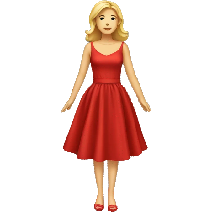 red dress emoji