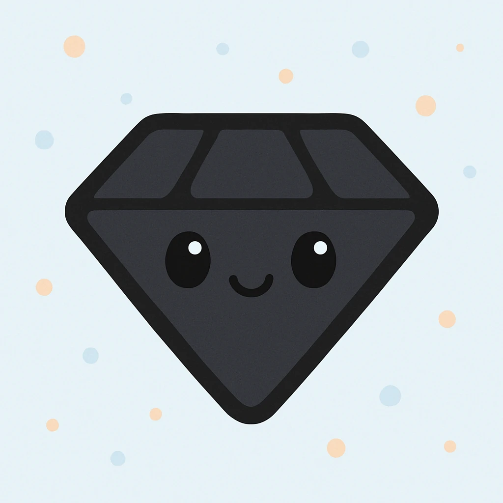 black diamond emoji