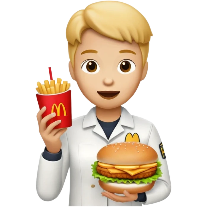 McDonald’s eating kfc emoji