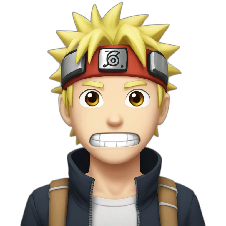 Naruto Luffy emoji