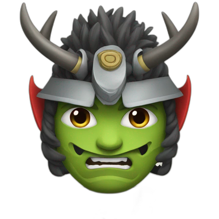samurai monster emoji