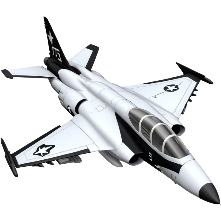 Jet Trainer - T-38 Talon - Northrop Grumman (Model Year: 2021) (Iconic colour: White and black) emoji