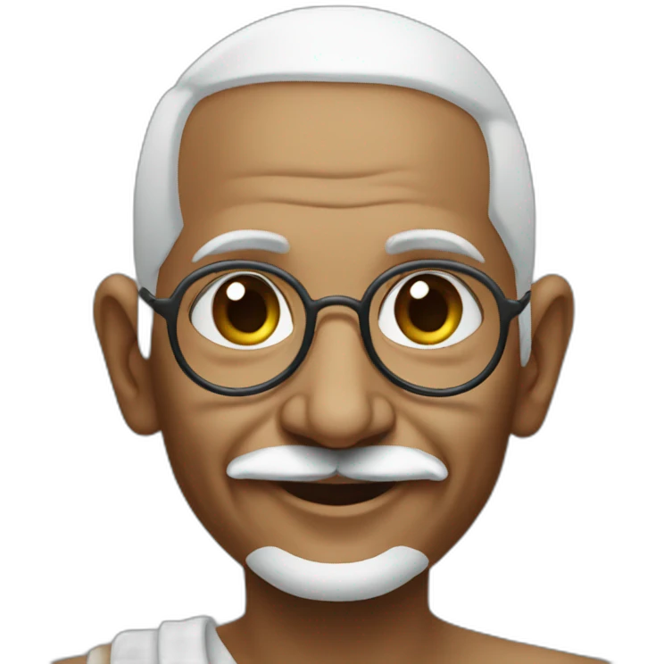 mahatma gandhi emoji