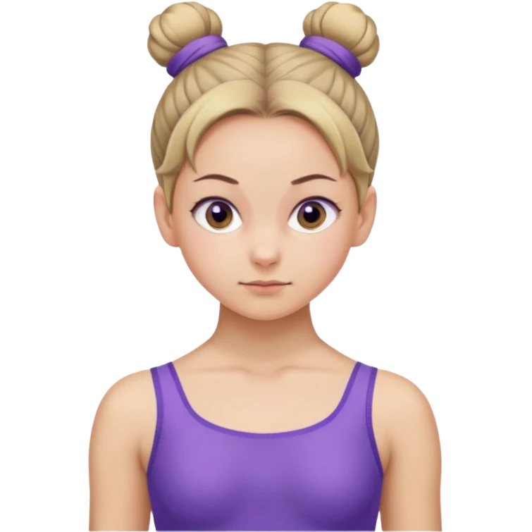 Blue Suit – CalmPurple Suit – Confident
 Girl in violet leotard, subtle smirk, focused gaze, bun tightly tied.

















































 emoji