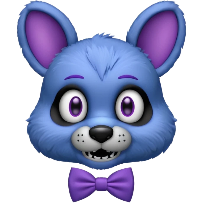 Bonnie(blue) from the Five Nights At Freddy's movie emoji