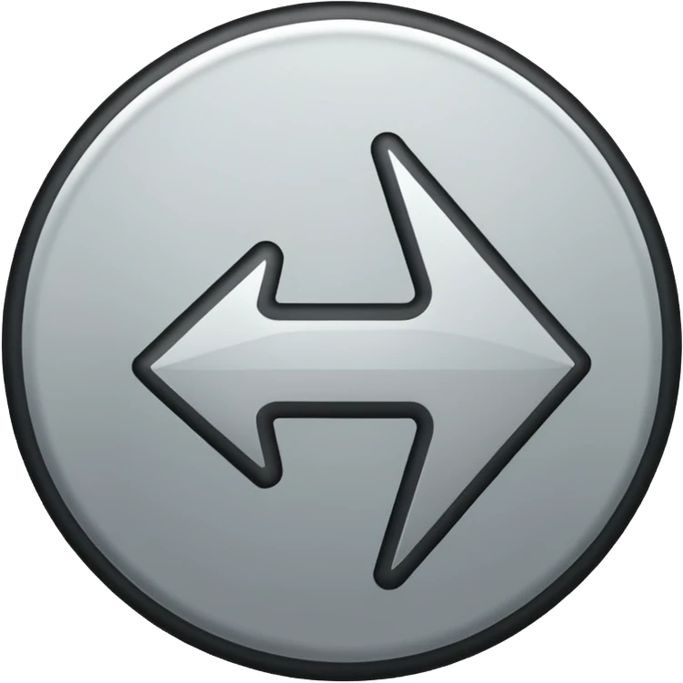 mac os single circled arrow emoji