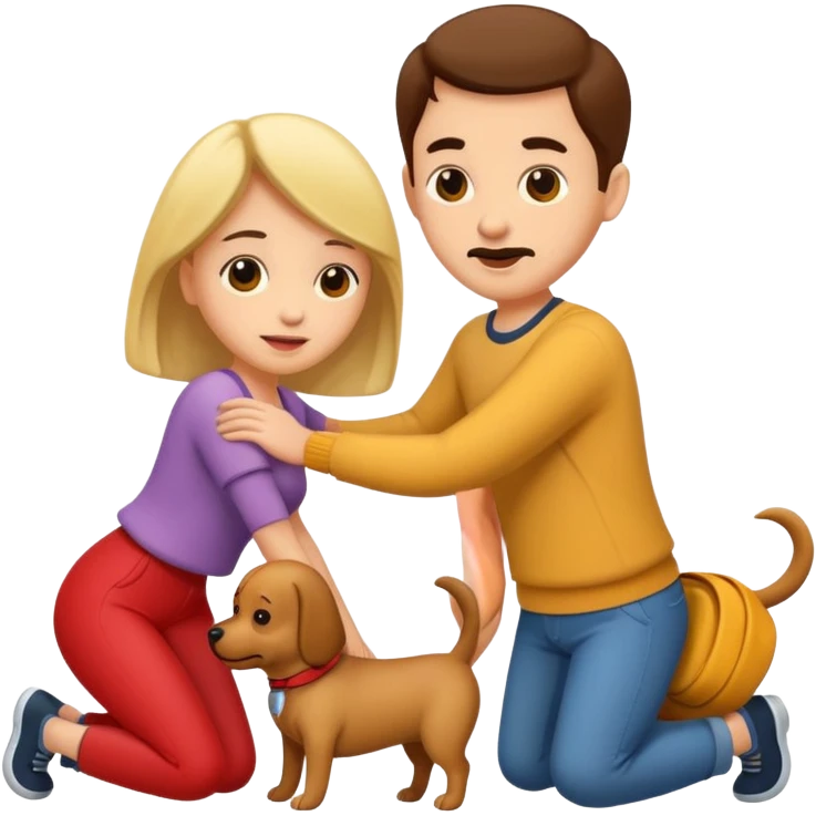 Couple doing doggy style  emoji