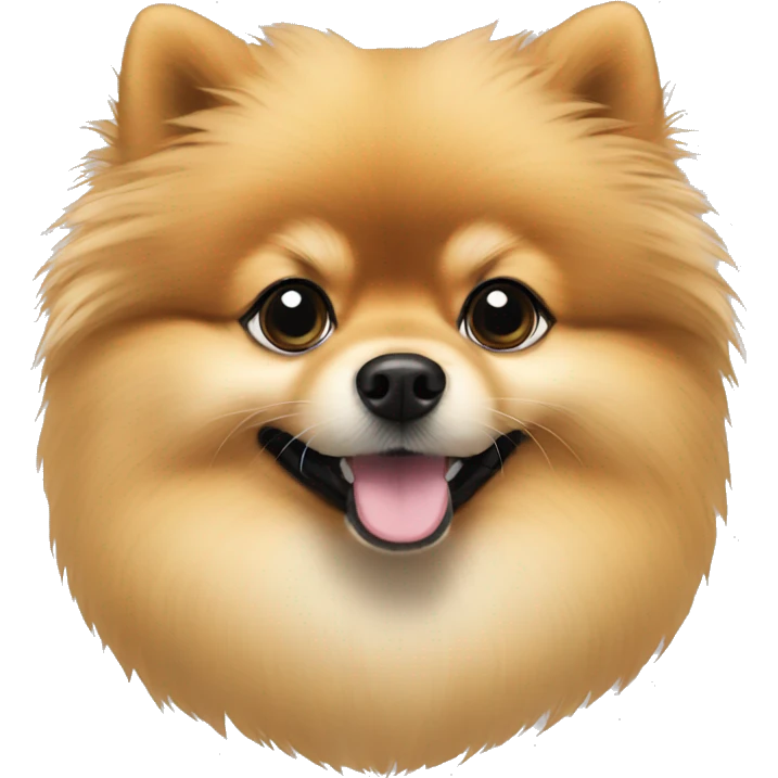 Pomeranian silloute emoji