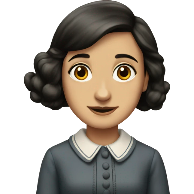 anne frank  emoji