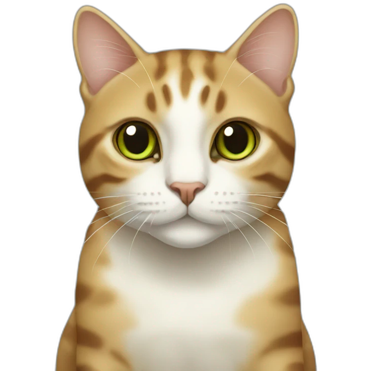 Turtle coloured cat emoji