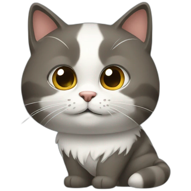 Un chat qui fait du foot emoji