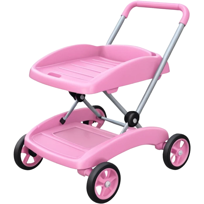 pink baby walker emoji