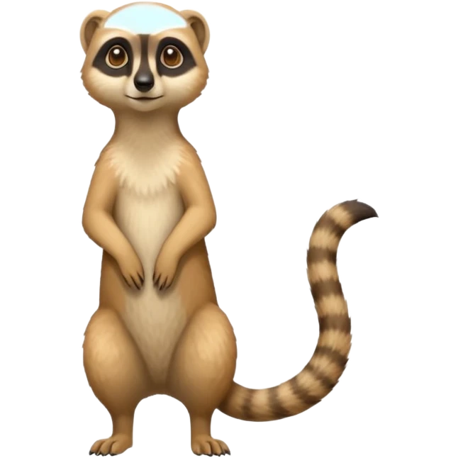 a suricate sitanding up emoji