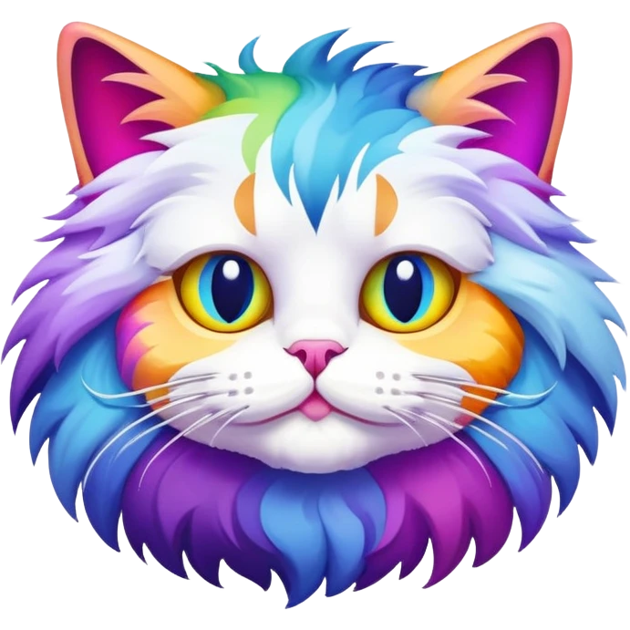 Distorted cat  emoji