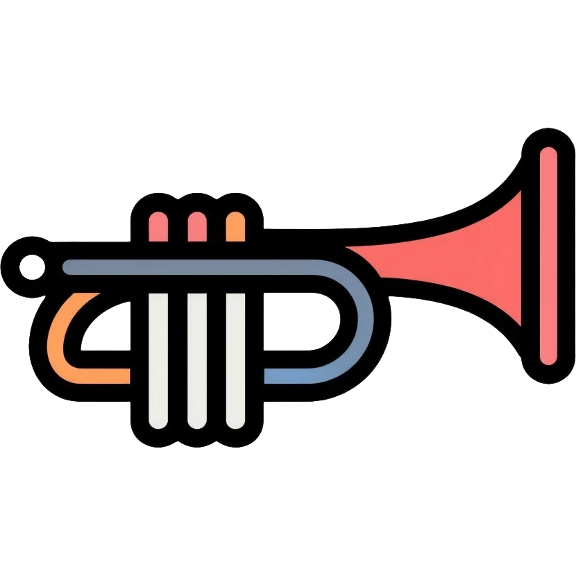 trumpet musical instrument app icon emoji
