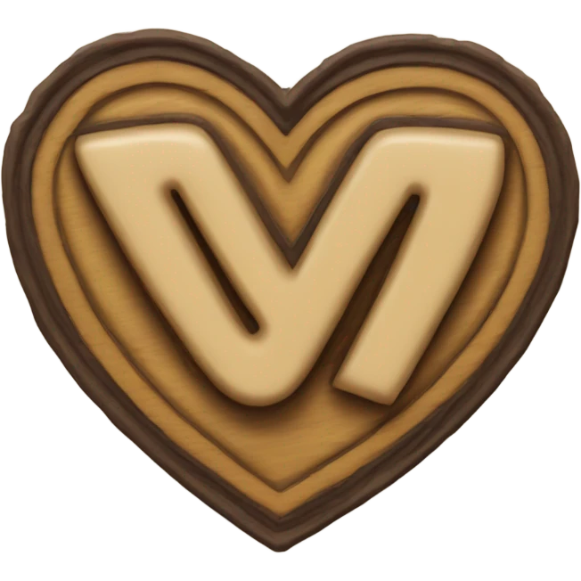 Heart with A.P. + M.Q. Inside emoji