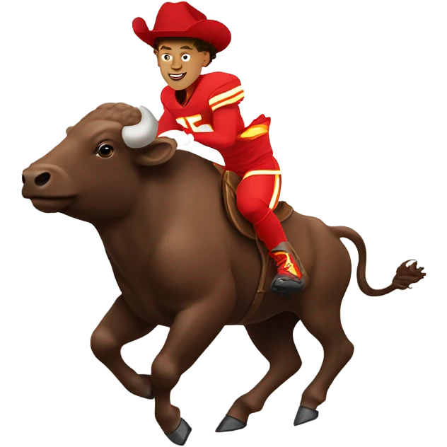 Patrick mahomes riding buffalo bills  emoji