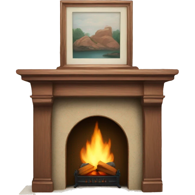 fireplace mantle emoji