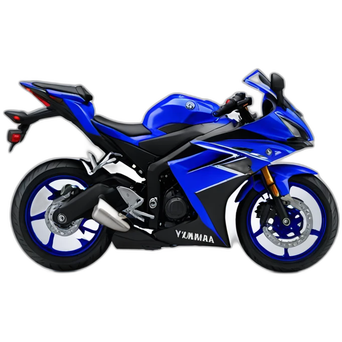 yamaha 2023 yzf-r3 blue emoji