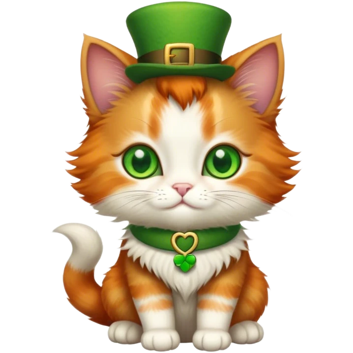 baby leprechaun cat emoji