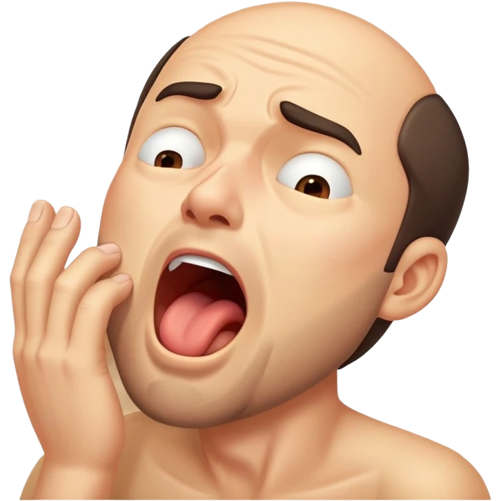 yawning man emoji