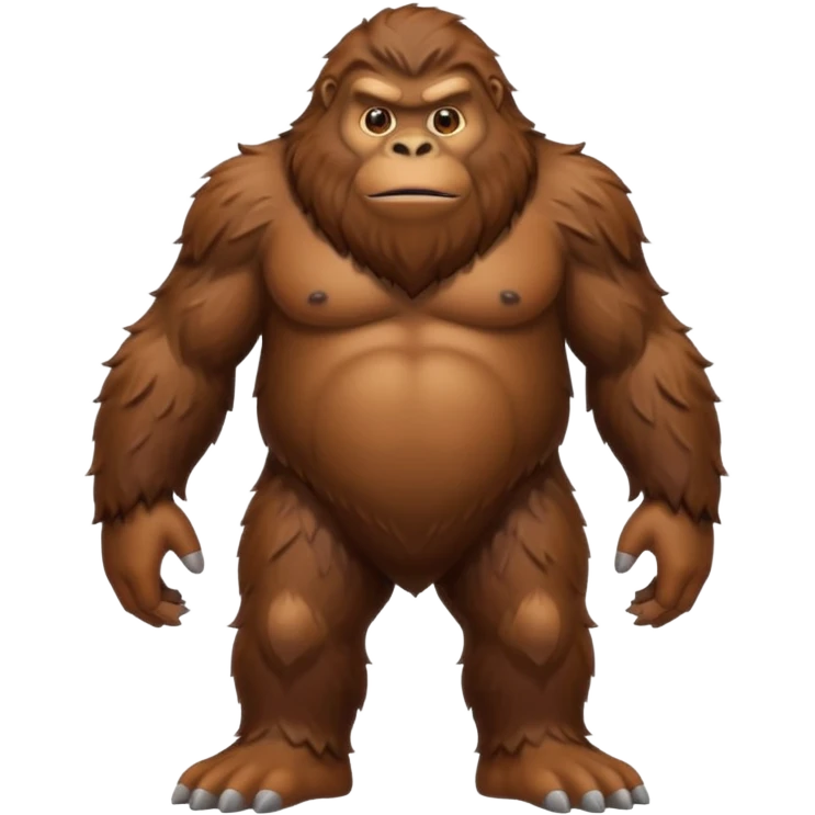 Bigfoot emoji