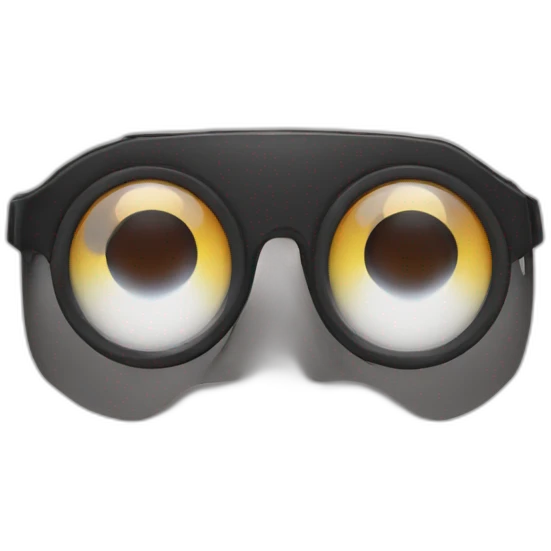 Laser eyes emoji