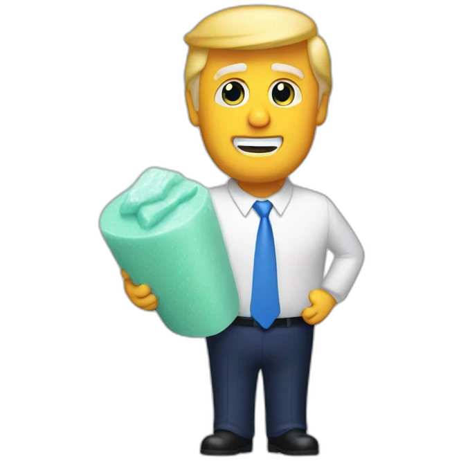 trump-holding-soap emoji