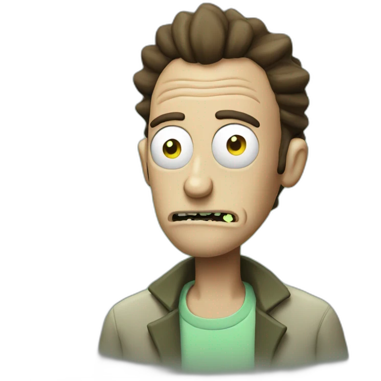Rick eating morty emoji