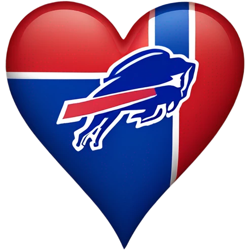 Buffalo bills heart emoji