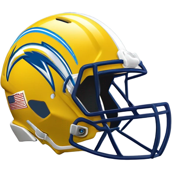 Los Angeles Chargers Helmet emoji