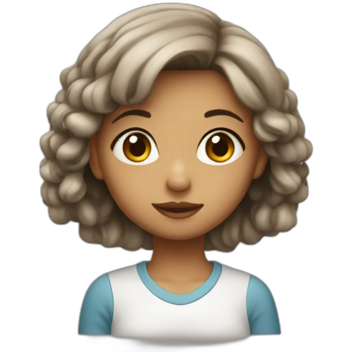 Girl in a bikina emoji