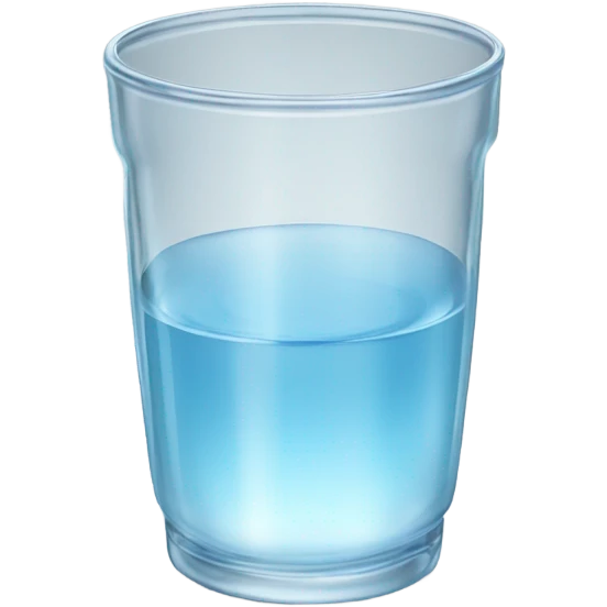 Cup of water emoji