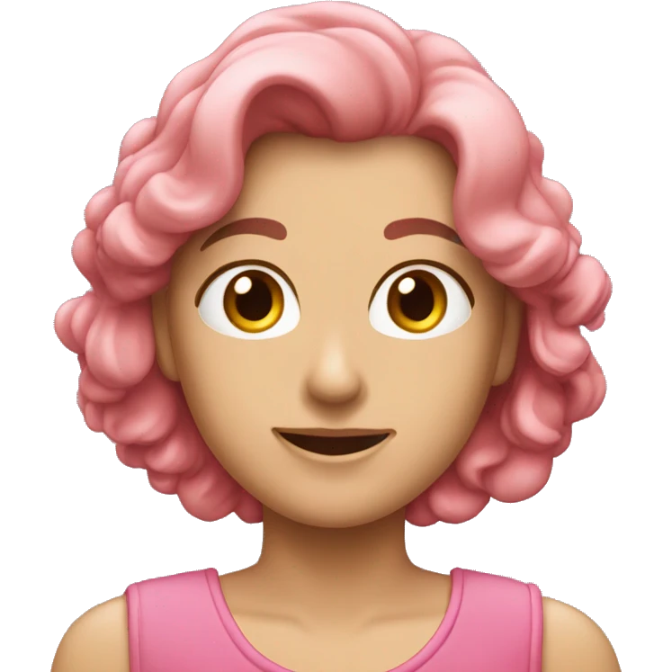 Розовое сердце emoji