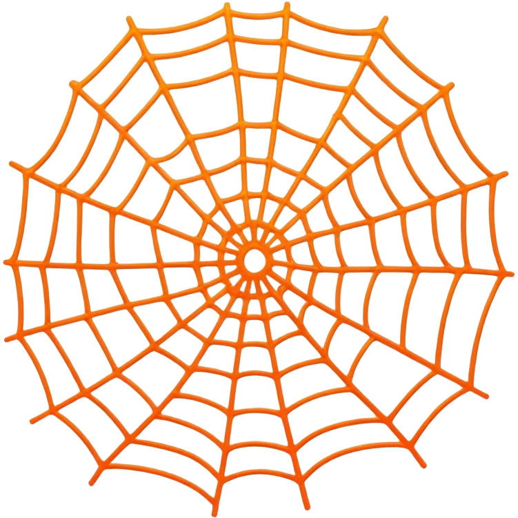 neon cobweb emoji