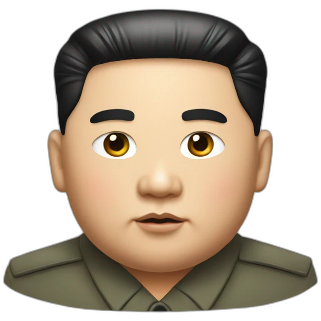 kim jong un person alone emoji
