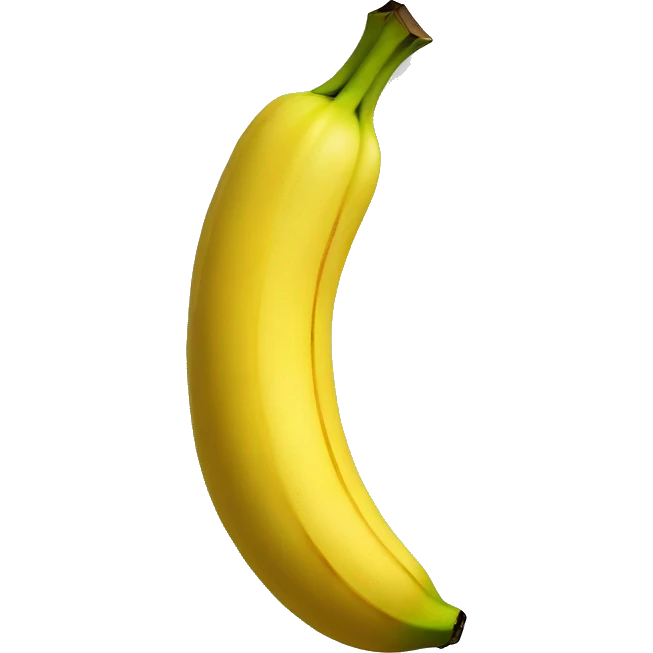 A banana taped to the wall. emoji