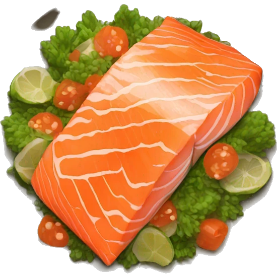 salmon dish emoji