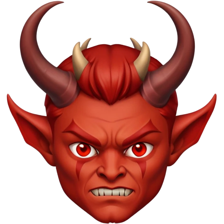 Leonardo DiCaprio as devil with horns emoji