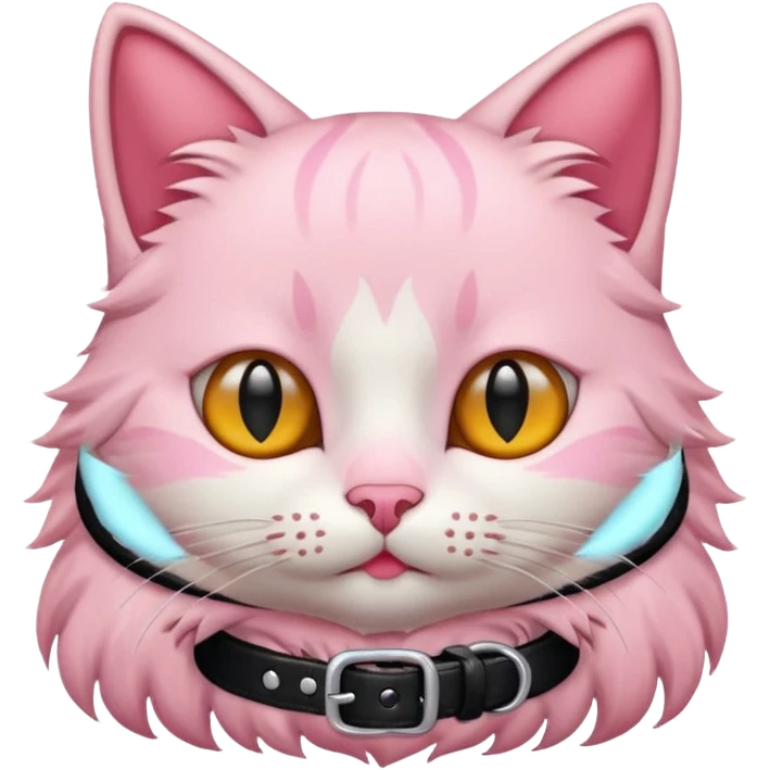 хочу 🐱 чтобы этот котик стал нежно розовым и с шеей emoji