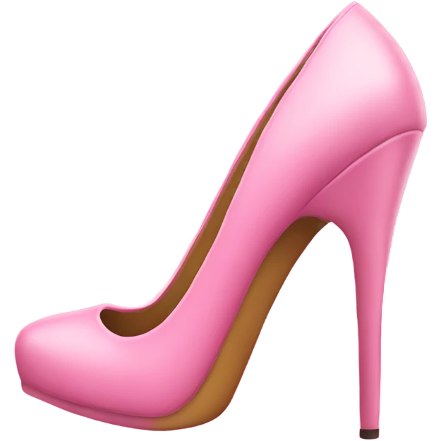 Pink high heels  emoji