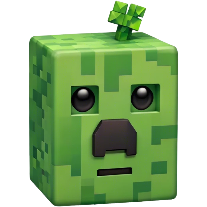 Il creaper di Minecraft  emoji