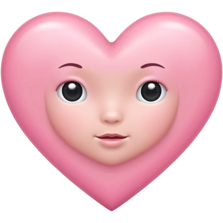 baby pink heart emoji