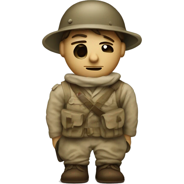 wounded ww1 soldier bandaged emoji