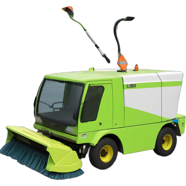 city sweeper emoji